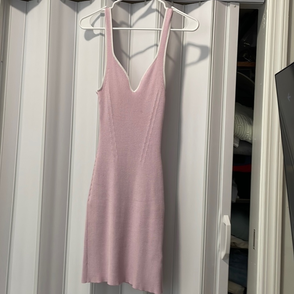Abercrombie and Fitch pink knit dress
